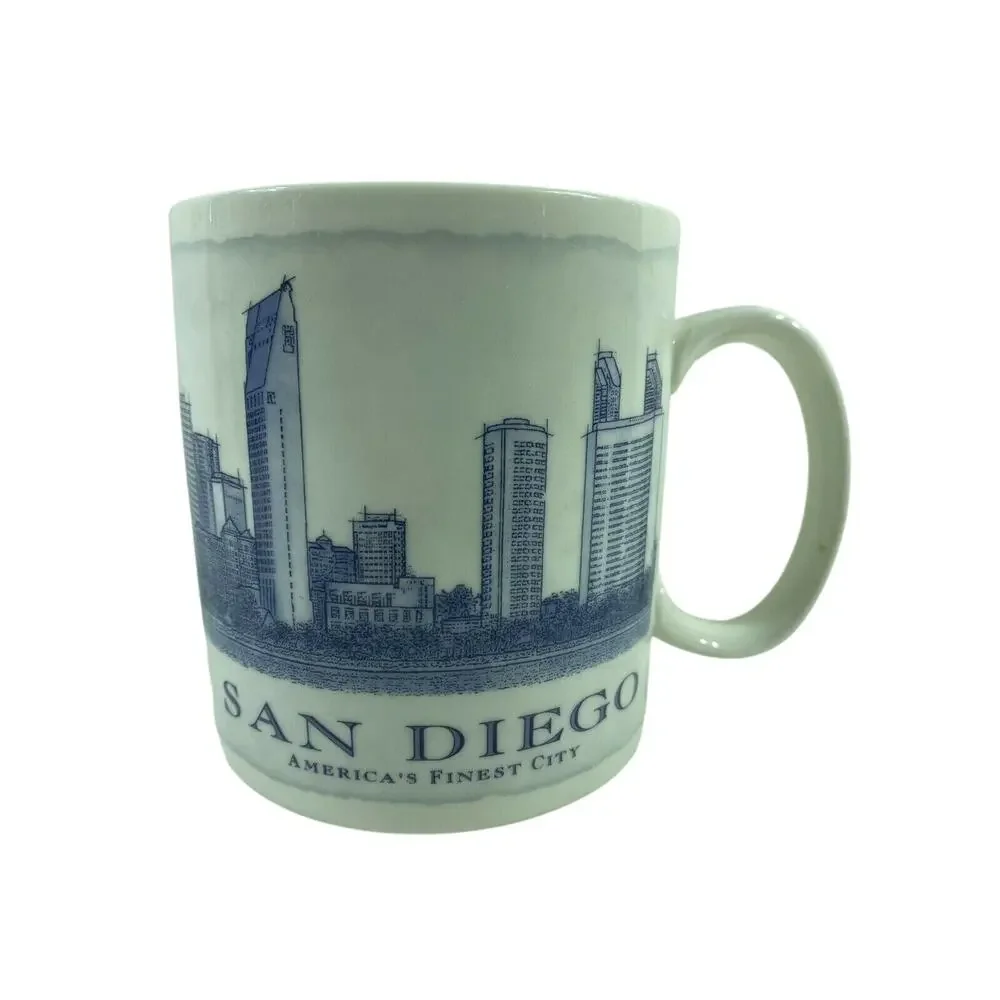 Starbucks San Diego City Mug 2006 Americas Finest City 18 oz Coffee Cup